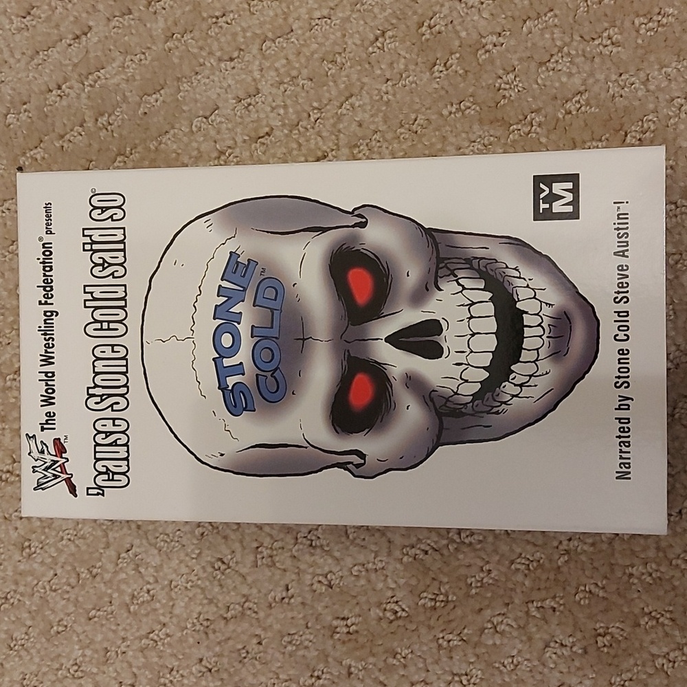 WWF WWE 'Cause Stone Cold Said So VHS cassette 1998